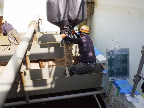 Rapid filtration (filter basins) in the Kanto region (Japan)