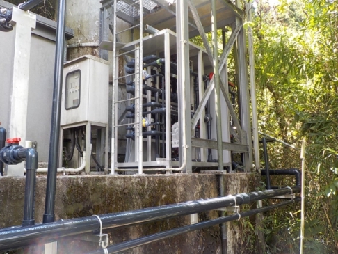 SMF membrane filters for a small-scale water-supply system in the Shikoku region (Japan)