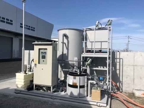 [Coagulation-sedimentation tank]